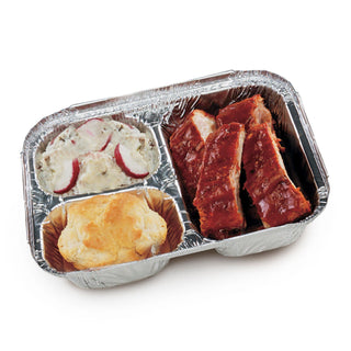 three-compartment-oblong-food-container-24-oz-638-x-147-x-8-silver-aluminum-500-carton_hfa204500 - 3