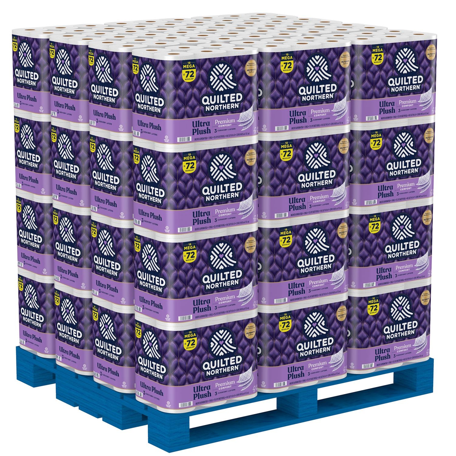 ultra-plush-bathroom-tissue-mega-roll-septic-safe-3-ply-white-255-sheets-roll-18-rolls-carton_gpc87604501 - 2