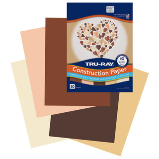 Tru-Ray Construction Paper - Art Project, Craft Project - 9"Width x 12"Length - 76 lb Basis Weight - 50 / Pack - Assorted - Fiber, Sulphite