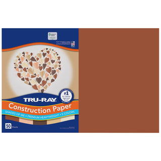 Tru-Ray Construction Paper - Art Project, Craft Project - 12"Width x 18"Length - 76 lb Basis Weight - 50 / Pack - Assorted - Fiber, Sulphite