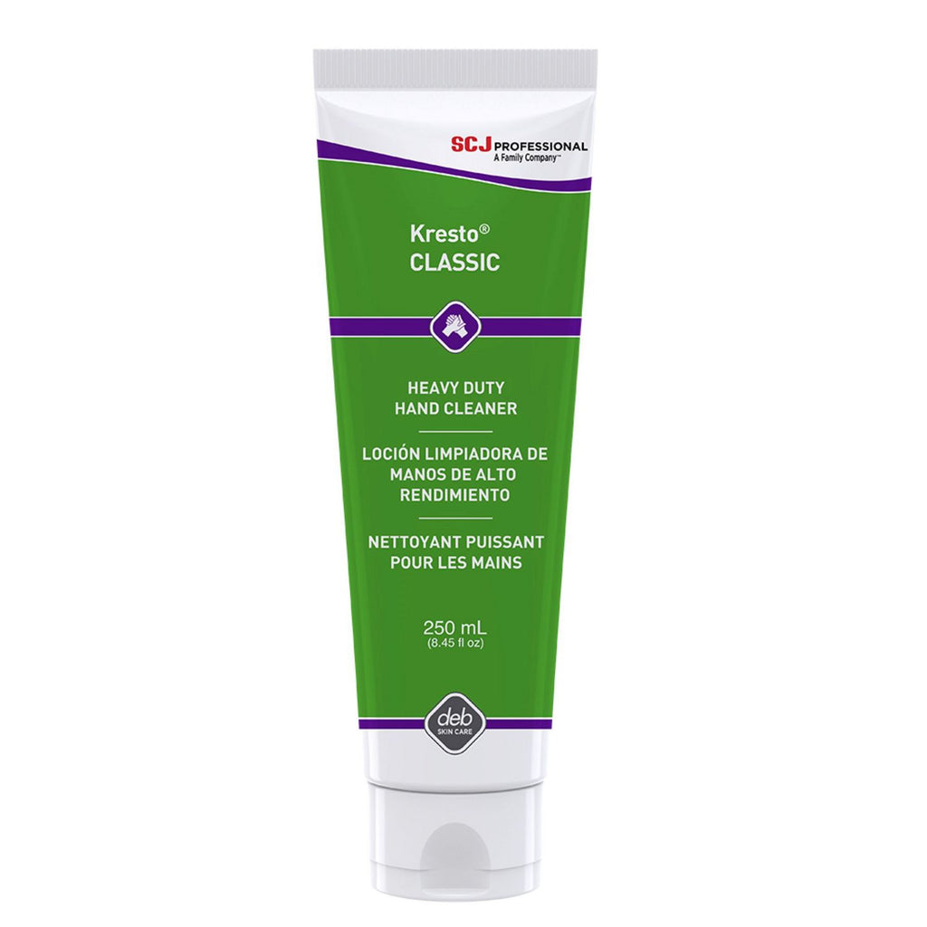 SC Johnson Kresto Classic Hand Cleaner - 8.5 fl oz (251.4 mL) - Soil Remover, Oil Remover, Grease Remover, Lubricant Remover, Carbon Remover - Washroom, Industrial, Automotive, Hand - Brown - Non-toxic, Heavy Duty, Non-irritating, Soap-free, Silicone