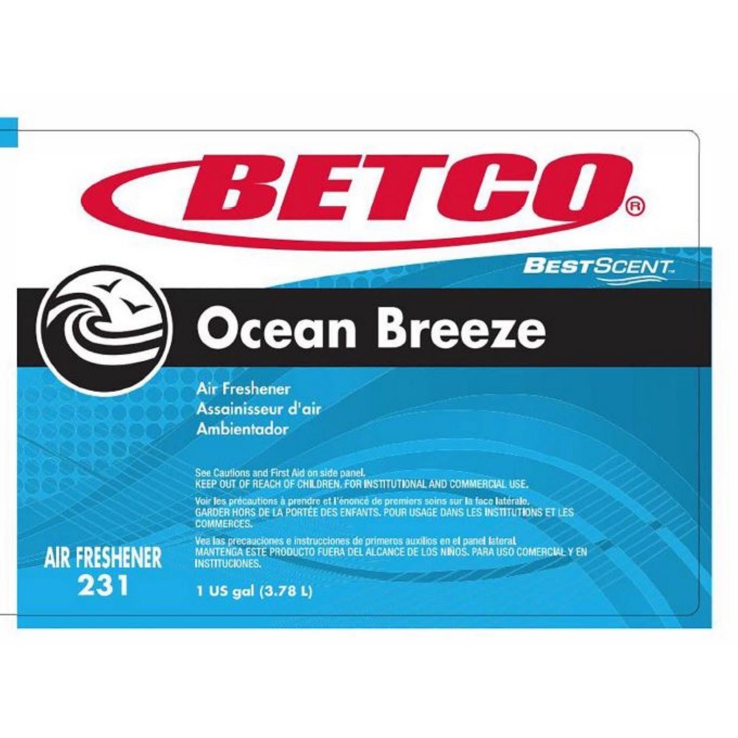 bestscent-ocean-breeze-deodorizer-ocean-breeze-scent-1-gal-bottle-4-carton_bet2310400 - 2