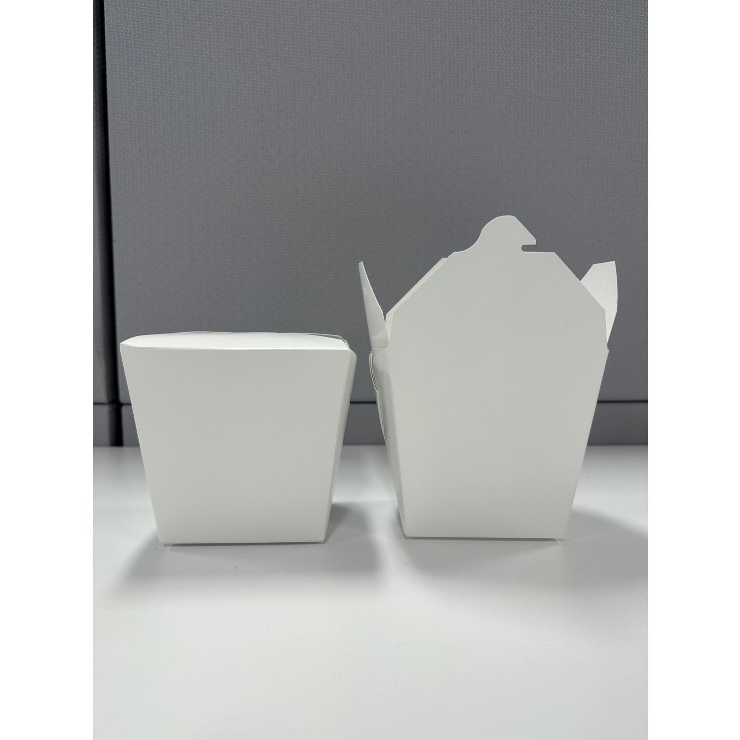 Food Pail, 32 oz, 4 x 3.69 x 4.55, White, Paper, 400/Carton - 3