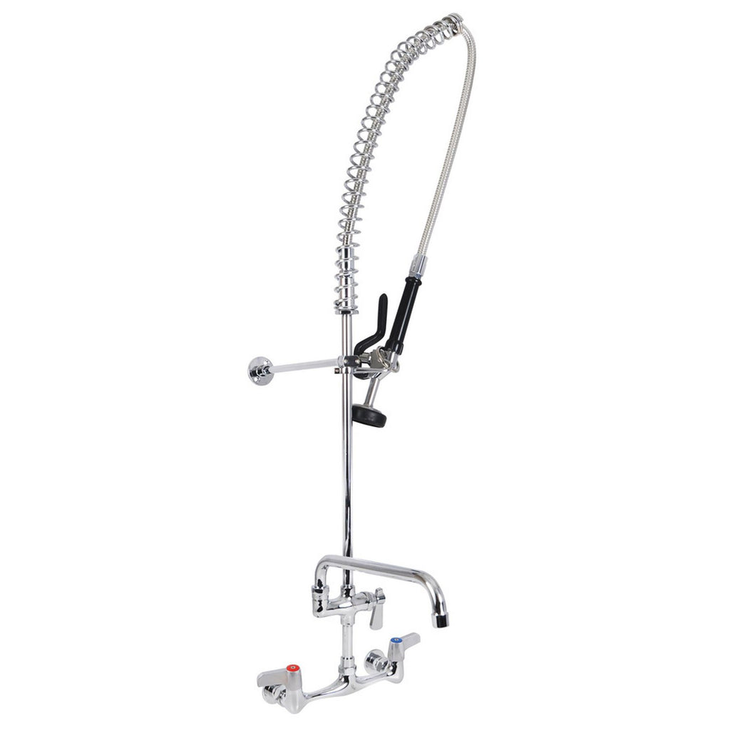 WorkForce Prerinse Add-A-Faucet, 4.62" Height/12" Reach, Chrome, Ships in 4-6 Business Days