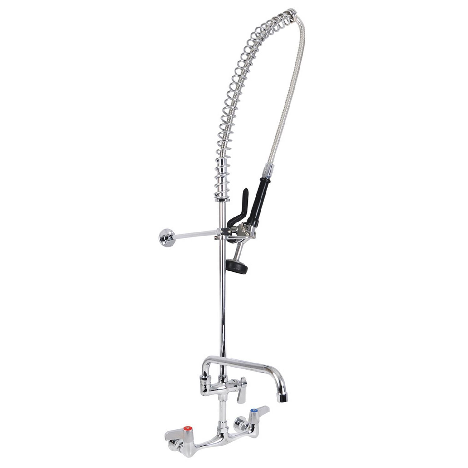 WorkForce Prerinse Add-A-Faucet, 4.62" Height/12" Reach, Chrome, Ships in 4-6 Business Days