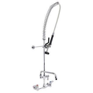 WorkForce Prerinse Add-A-Faucet, 4.62" Height/12" Reach, Chrome, Ships in 4-6 Business Days