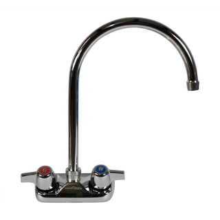 WorkForce Standard Duty Faucet, 12.38" Height/8" Reach, Chrome-Plated Brass, Ships in 4-6 Business Days