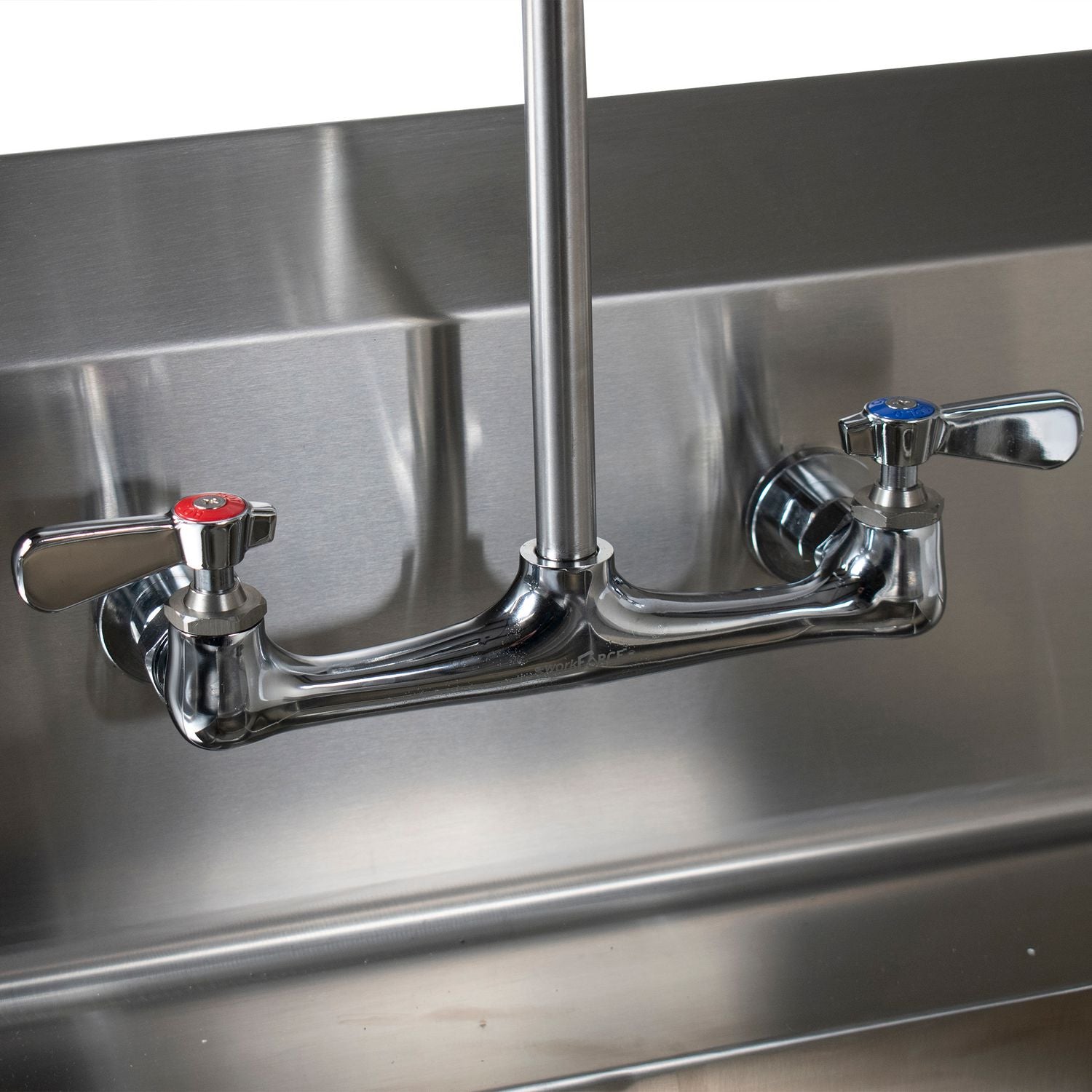 WorkForce Prerinse Add-A-Faucet, 8" Height, Chrome, Ships in 4-6 Business Days