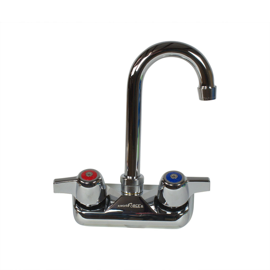 WorkForce Standard Duty Faucet, 7.88" Height/3" Reach, Chrome-Plated Brass, Ships in 4-6 Business Days