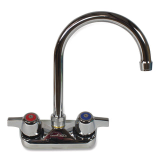 WorkForce Standard Duty Faucet, 9.5" Height/5" Reach, Chrome-Plated Brass, Ships in 4-6 Business Days