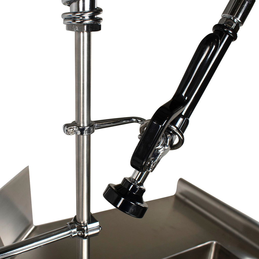 WorkForce Prerinse Add-A-Faucet, 8" Height, Chrome, Ships in 4-6 Business Days