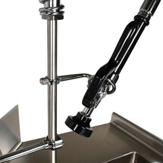 WorkForce Prerinse Add-A-Faucet, 8" Height, Chrome, Ships in 4-6 Business Days