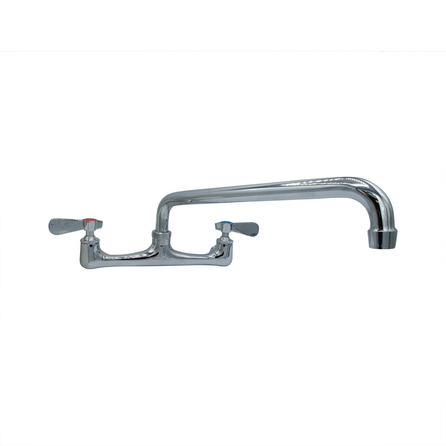 WorkForce Standard Duty Faucet, 4.62" Height/12" Reach, Chrome-Plated Brass, Ships in 4-6 Business Days