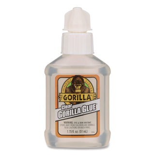 Clear Gorilla Glue, 1.75 oz, Dries Clear