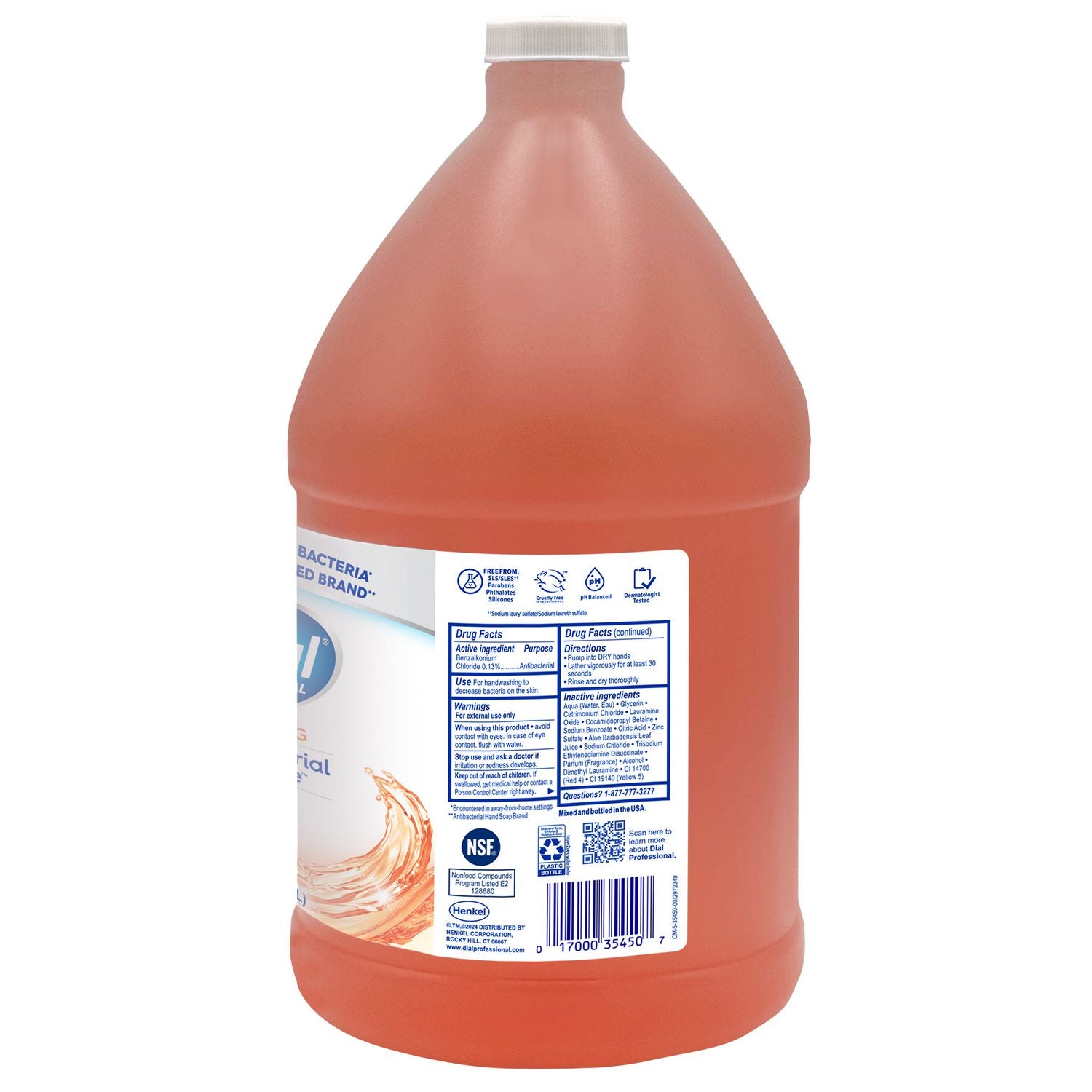 antibacterial-foaming-hand-wash-plus-aloe-original-1-gal-4-carton_dia35452 - 2