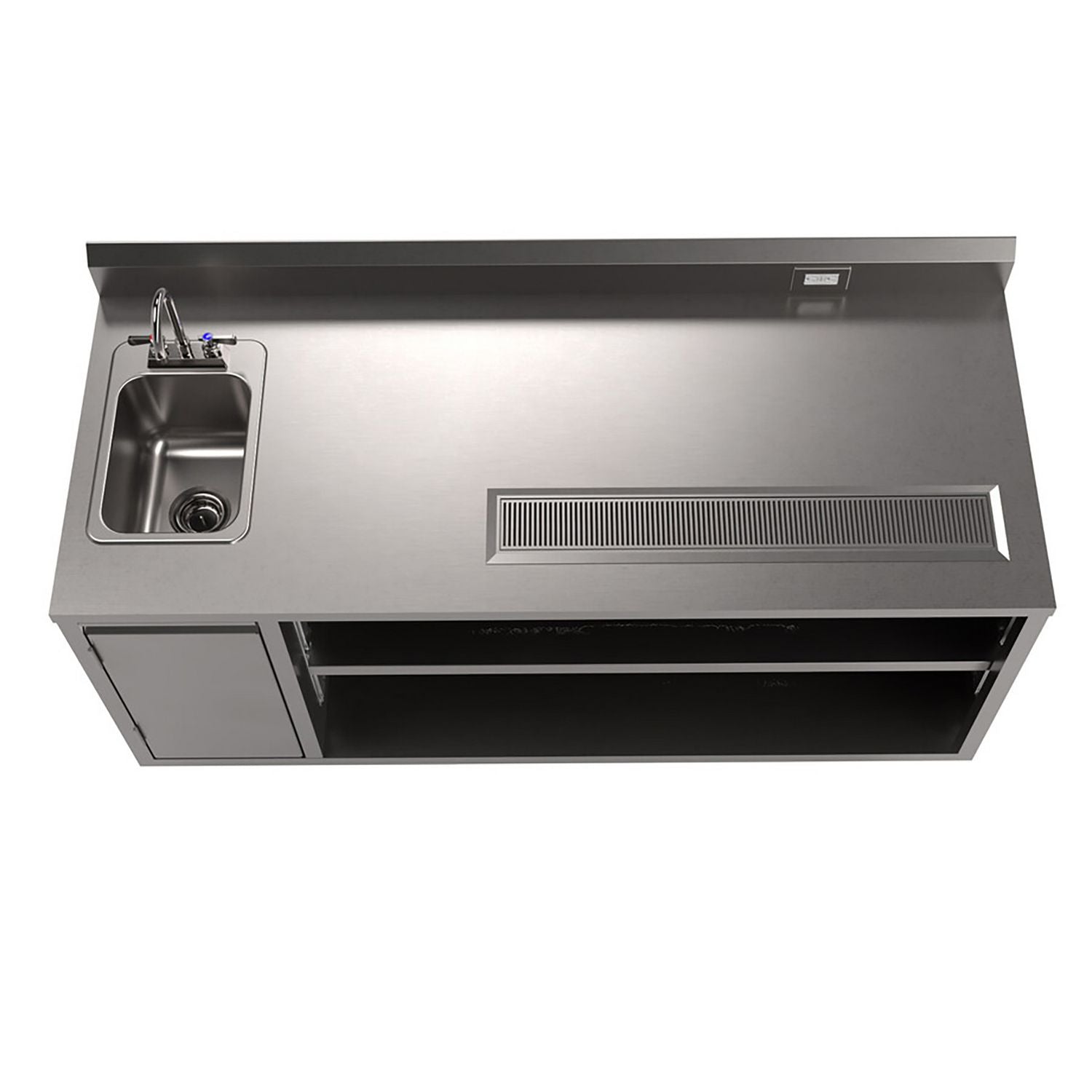 stainless-steel-beverage-table-with-left-sink-rectangular-30-x-72-x-415-silver-ships-in-4-6-business-days_bkebevt3072l - 3
