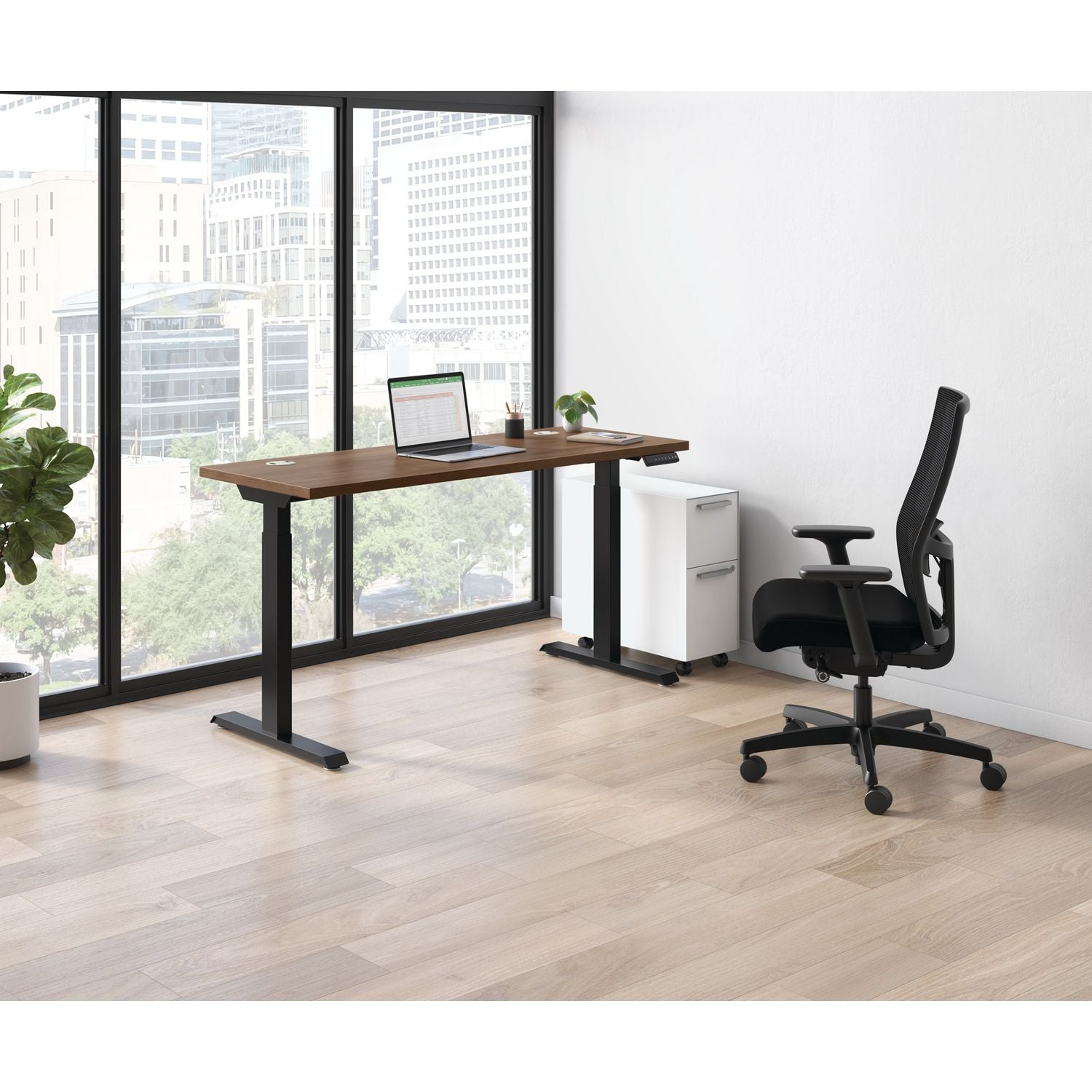 coordinate-height-adjustable-desk-bundle-2-stage-58-x-22-x-2775-to-47-pinnacle\\black-ships-in-7-10-business-days_honhat2spnb2258 - 6