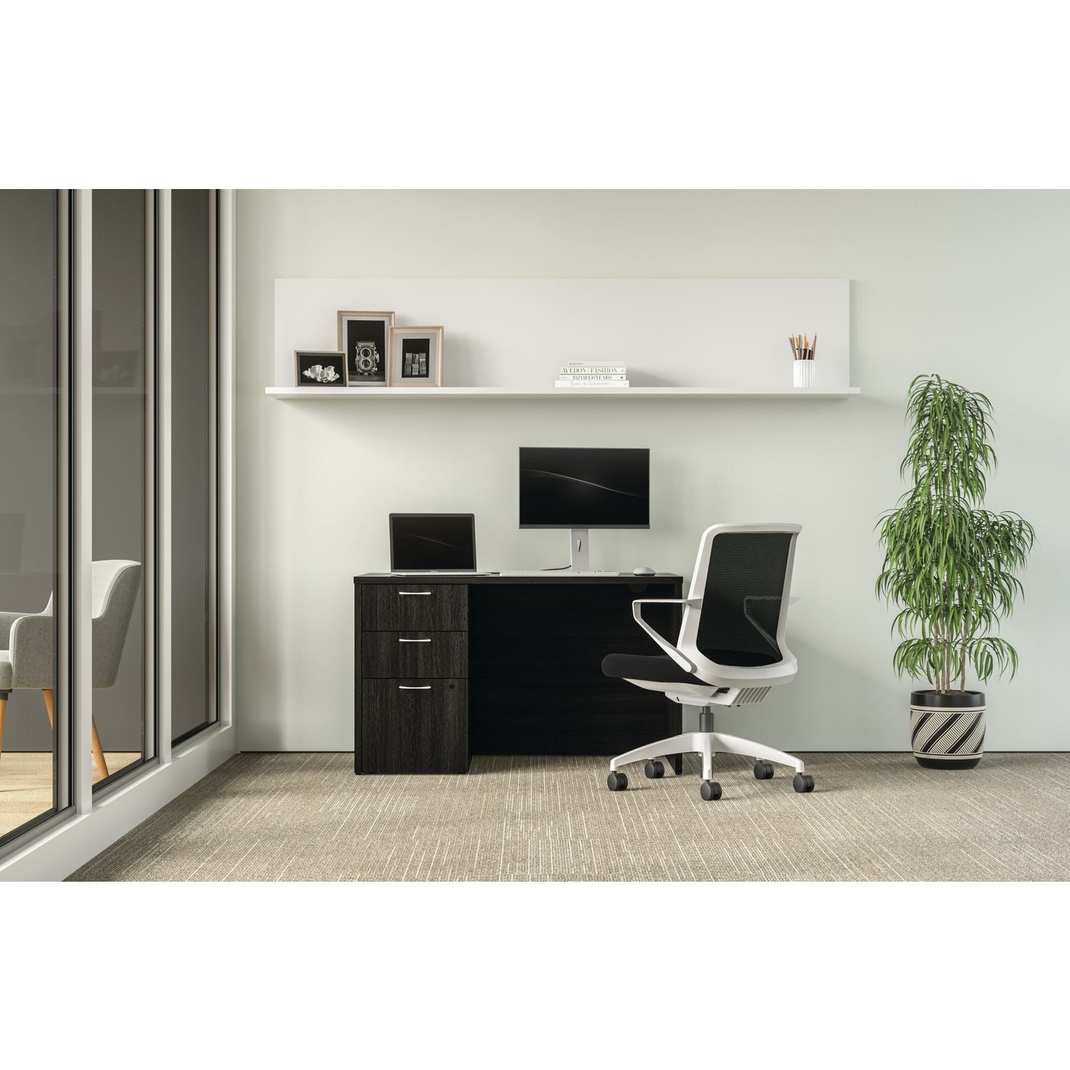 mod-single-pedestal-desk-bundle-48-x-30-x-29-java-oak-ships-in-7-10-business-days_honds4830bbfja1 - 6