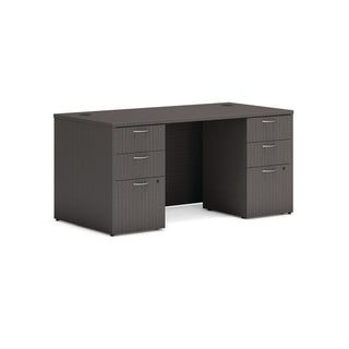 mod-double-pedestal-desk-bundle-60-x-30-x-29-slate-teak-ships-in-7-10-business-days_honmod177 - 1