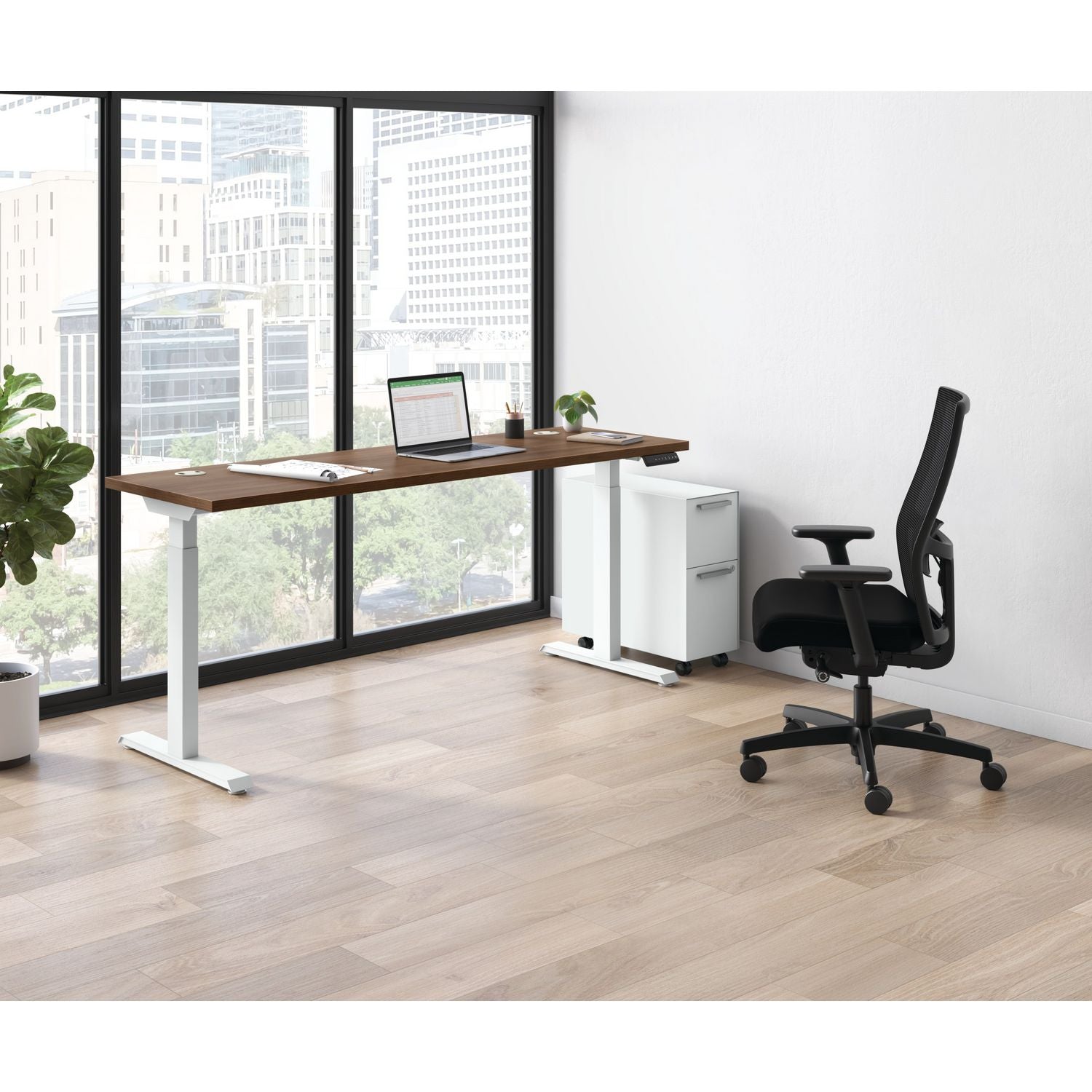 coordinate-height-adjustable-desk-bundle-2-stage-70-x-22-x-2775-to-47-pinnacle\\designer-white-ships-in-7-10-bus-days_honhat2spnw2270 - 6