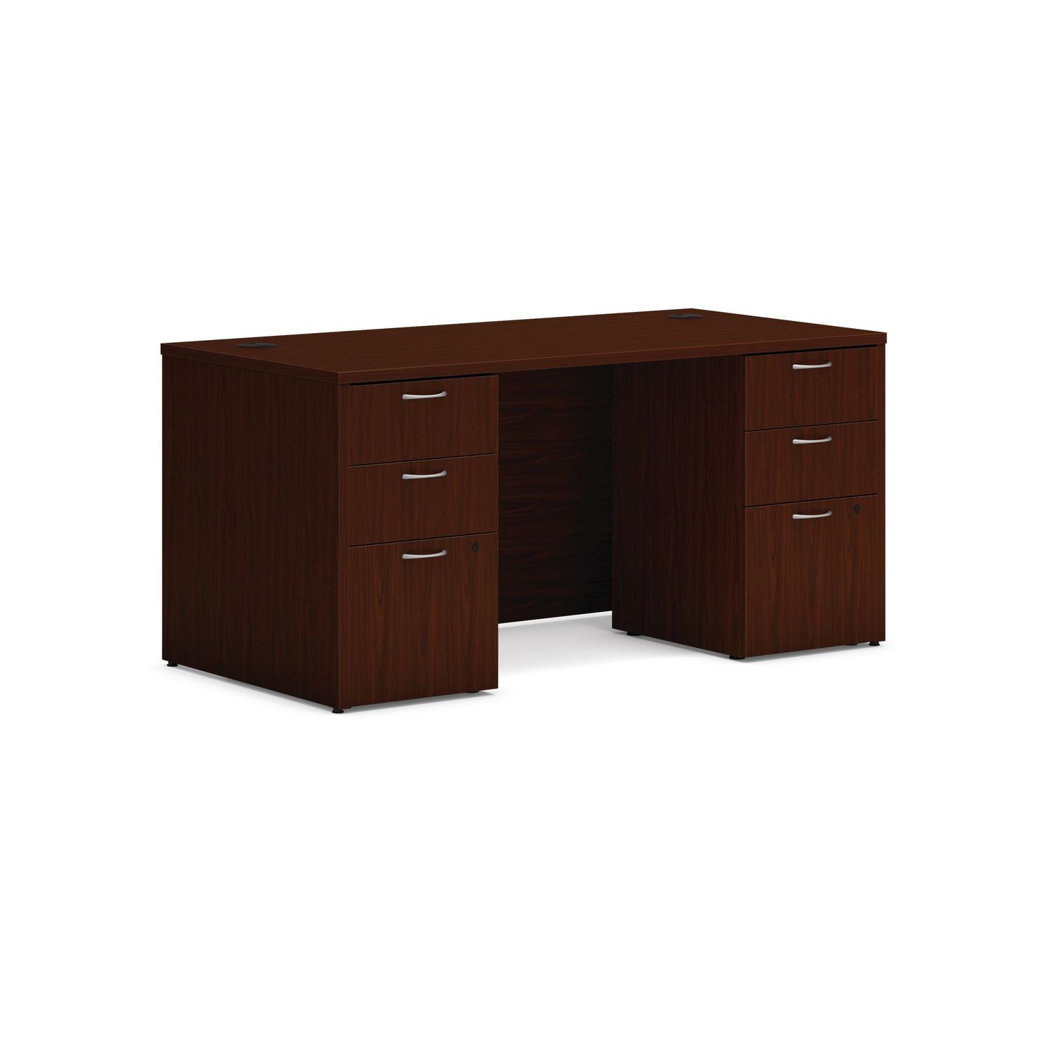mod-double-pedestal-desk-bundle-60-x-30-x-29-traditional-mahogany-ships-in-7-10-business-days_honmod178 - 1