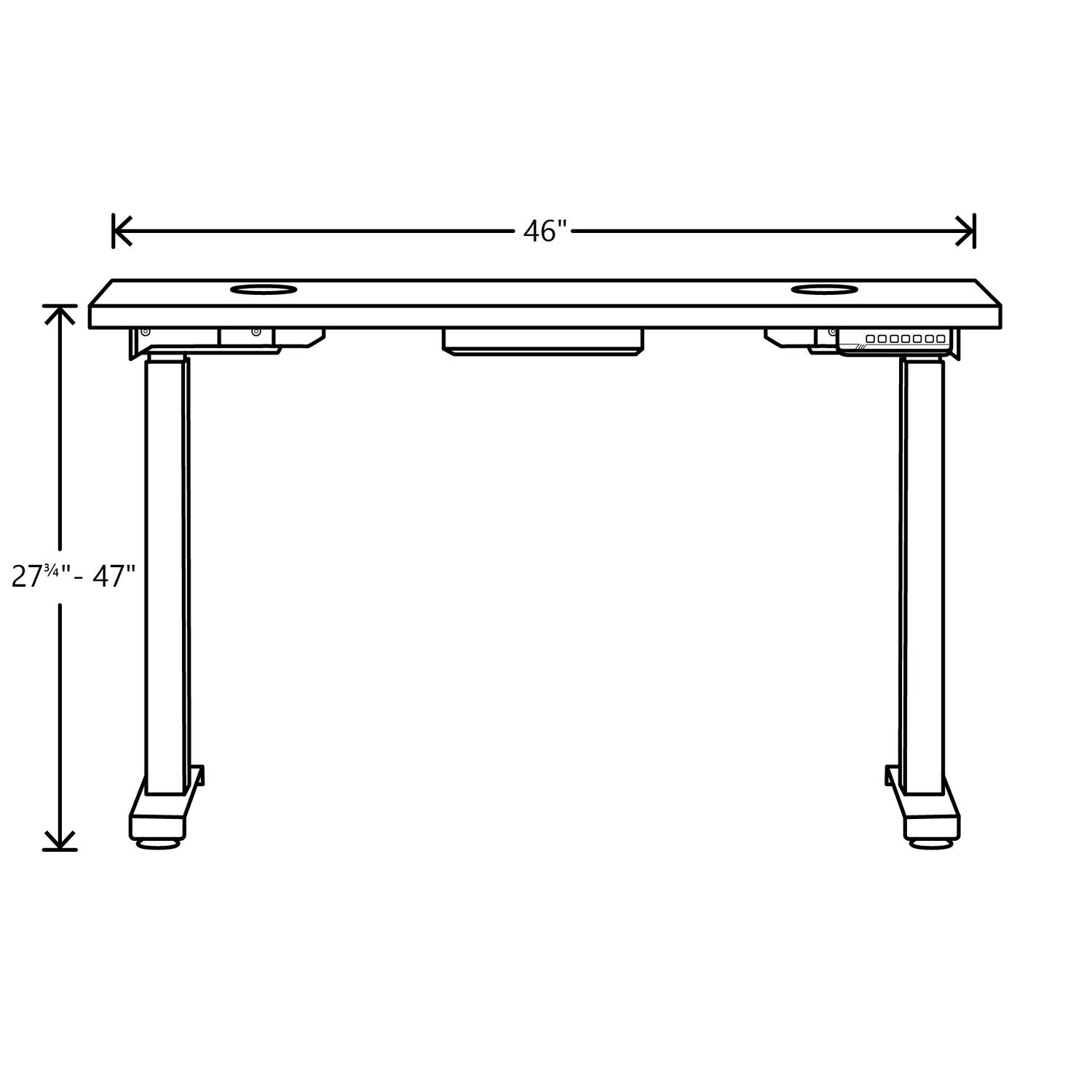 coordinate-height-adjustable-desk-bundle-2-stage-46-x-22-x-2775-to-47-pinnacle\\designer-white-ships-in-7-10-bus-days_honhat2spnw2246 - 5