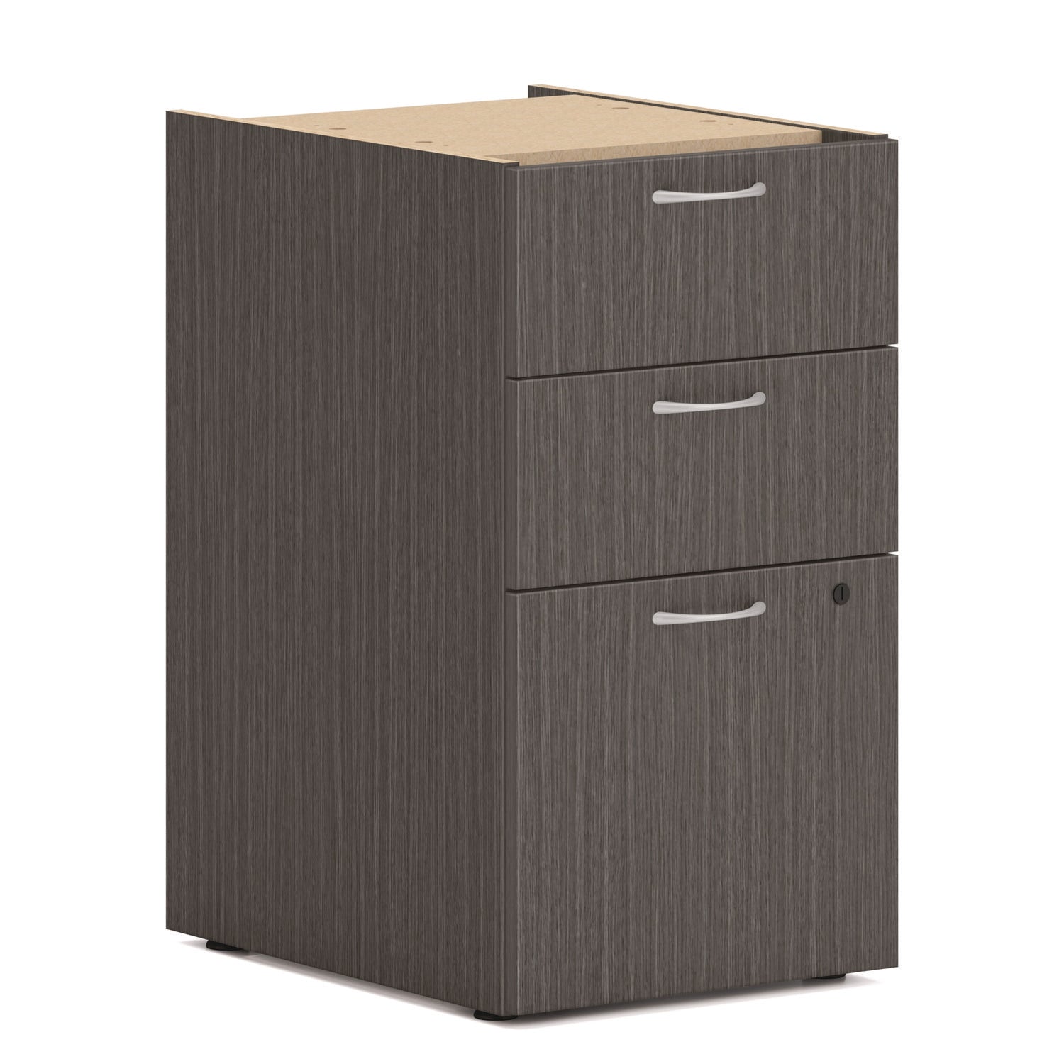 mod-l-station-single-pedestal-desk-bundle-60-x-72-x-29-slate-teak-ships-in-7-10-business-days_honmod192 - 4