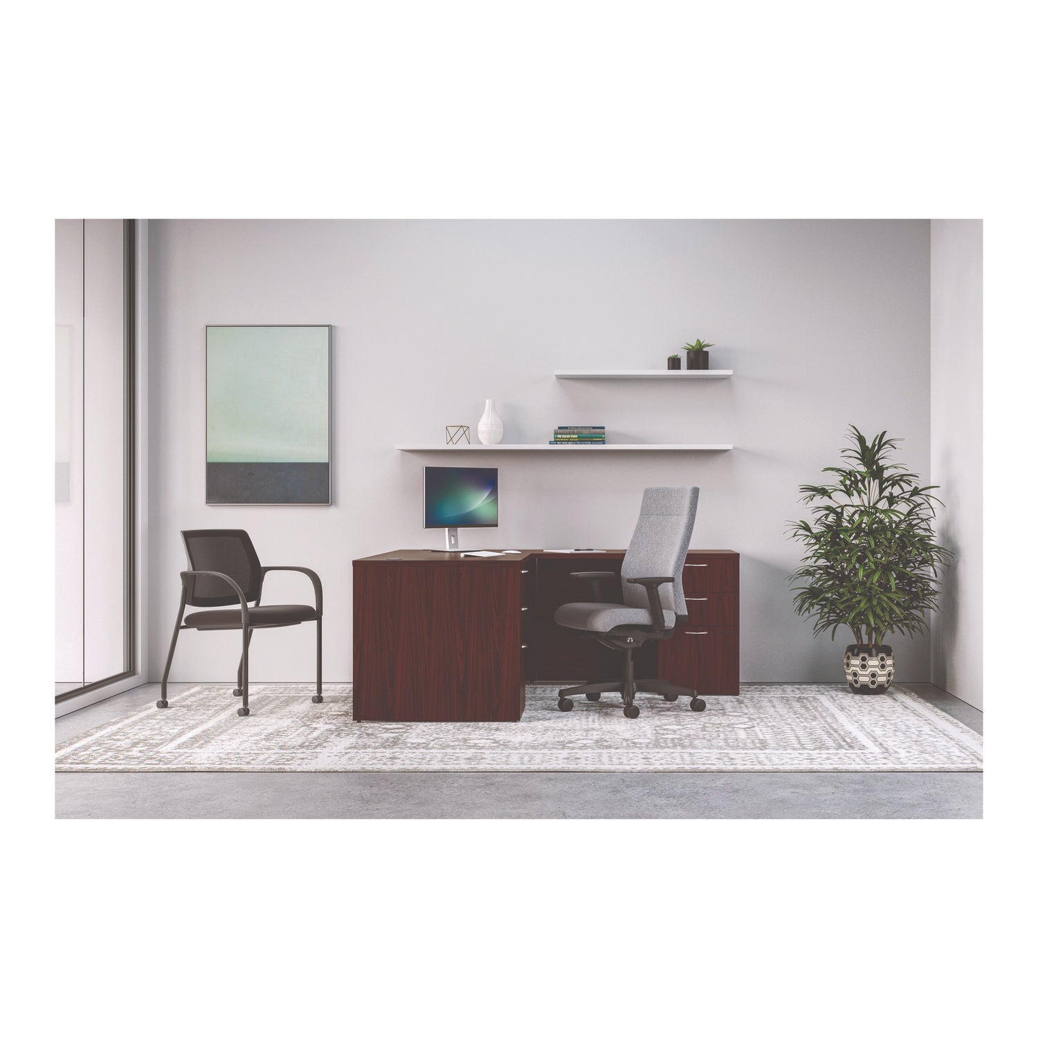mod-l-station-double-pedestal-desk-bundle-60-x-72-x-29-traditional-mahogany-ships-in-7-10-business-days_honmod188 - 6