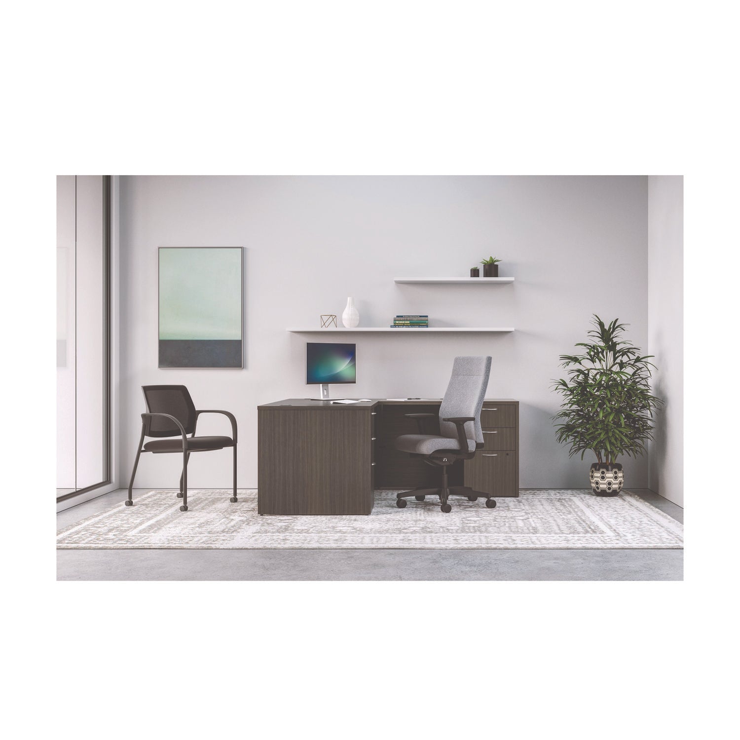 mod-l-station-double-pedestal-desk-bundle-60-x-72-x-29-slate-teak-ships-in-7-10-business-days_honmod187 - 6