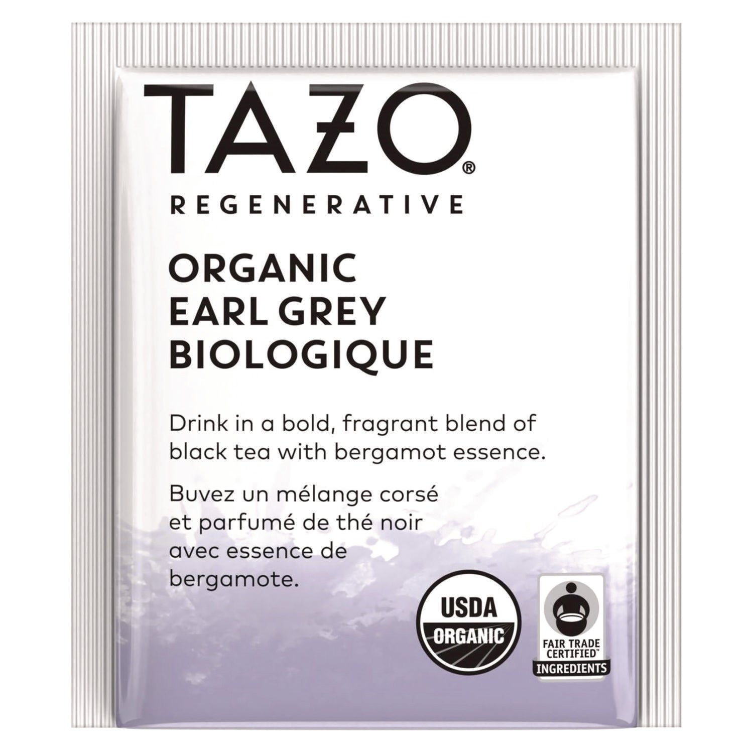 Tea Bags, Organic Earl Grey, 16/Box, 6 Boxes/Carton