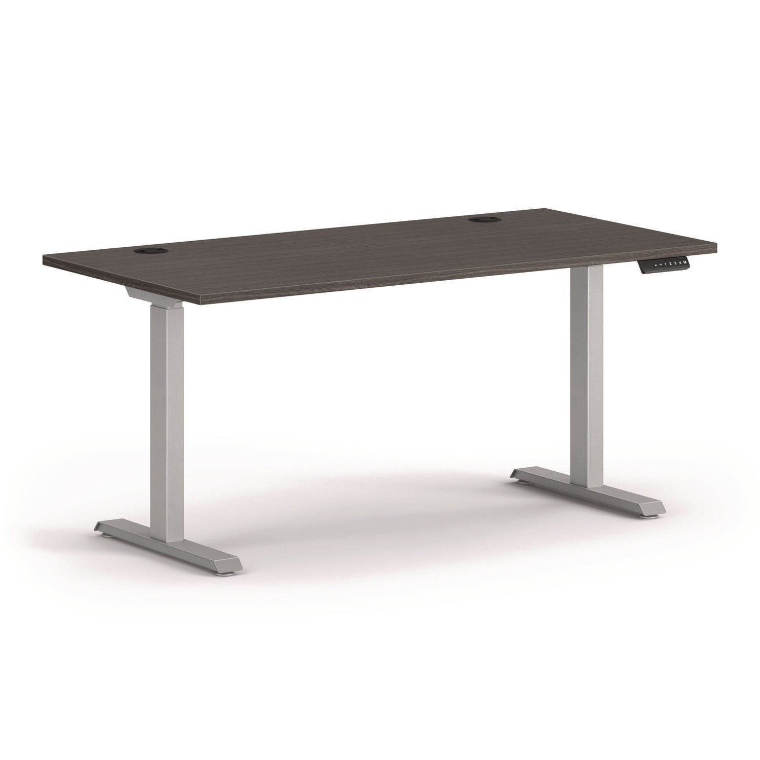mod-height-adjustable-desk-bundle-60-x-30-x-275-to-4675-slate-teak-silver-ships-in-7-10-business-days_honmod052 - 1