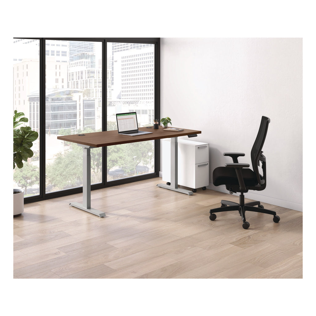 mod-height-adjustable-desk-bundle-60-x-30-x-275-to-4775-sepia-walnut-silver-ships-in-7-10-business-days_honmod053 - 6