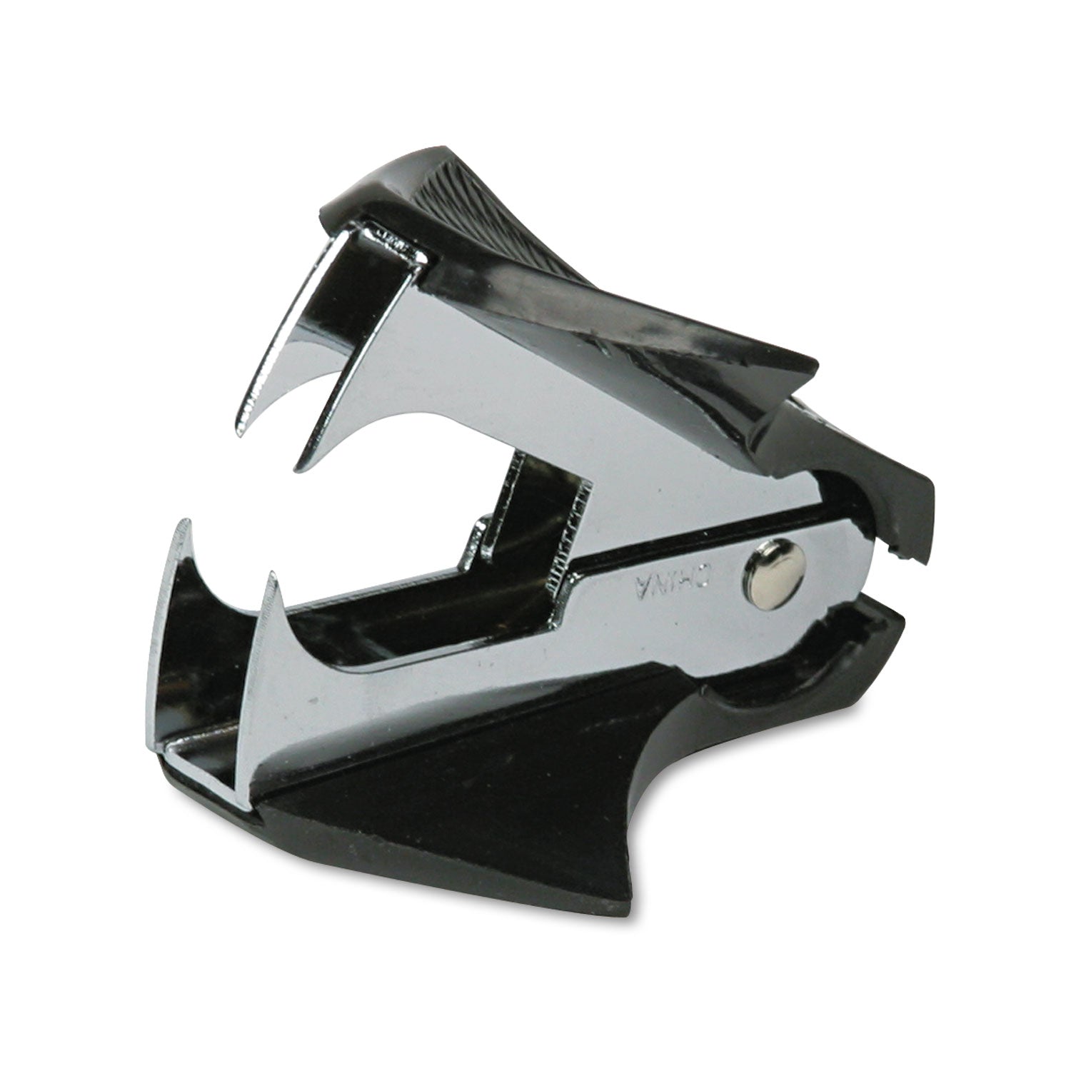 Deluxe Jaw-Style Staple Remover, Black - 