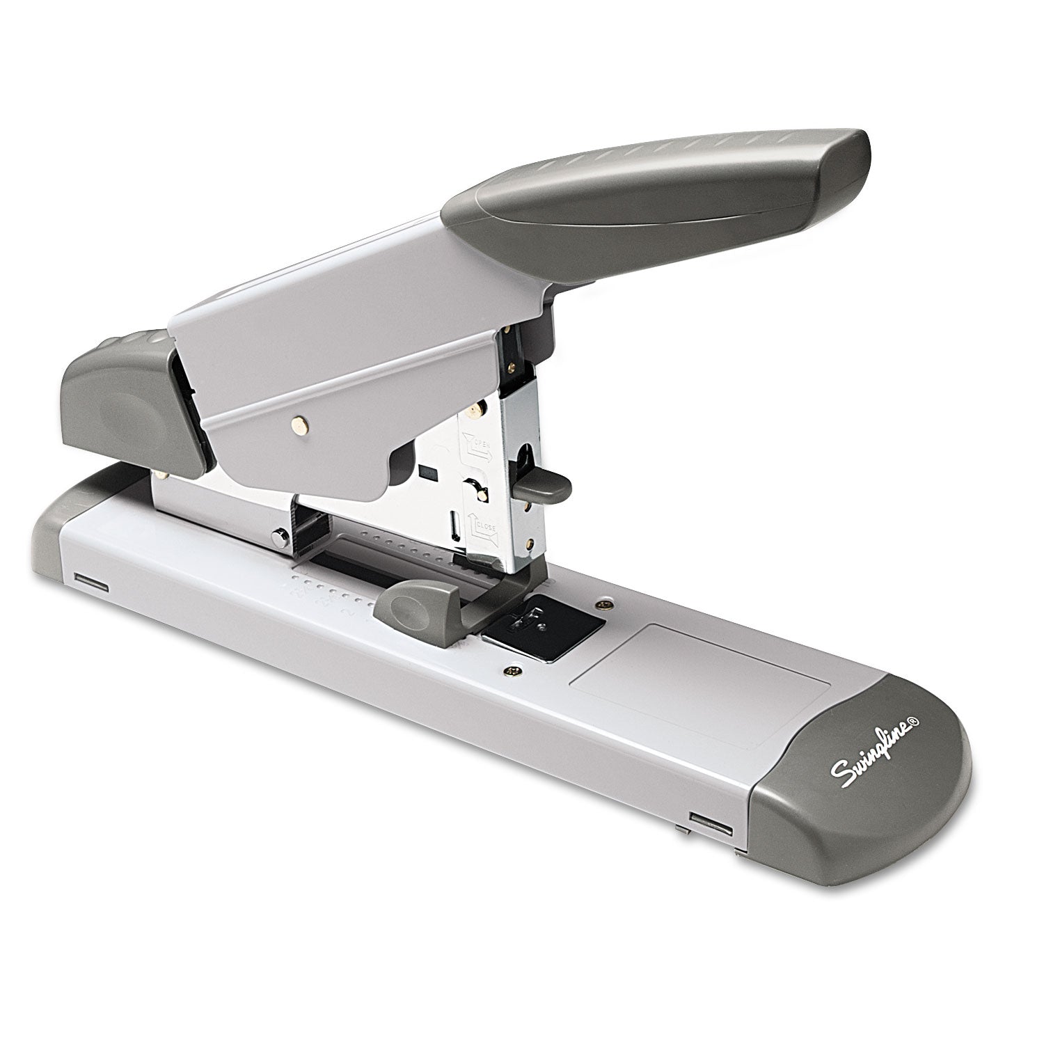 Deluxe Heavy-Duty Stapler, 160-Sheet Capacity, Platinum - 