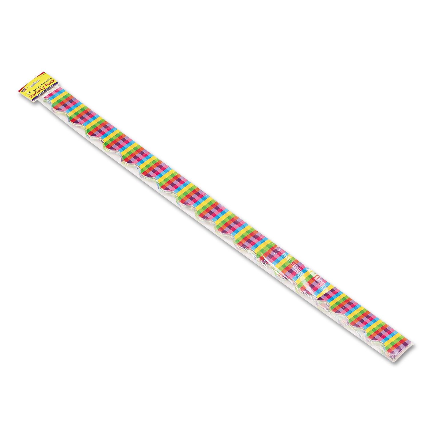 Terrific Trimmers Border Variety Set, 2.25" x 39", Collage, Assorted Colors/Designs, 48/Set - 