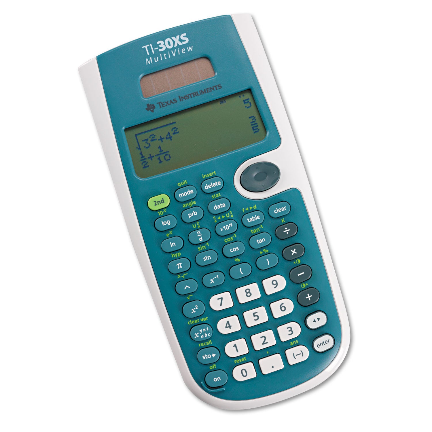 TI-30XS MultiView Scientific Calculator, 16-Digit LCD - 