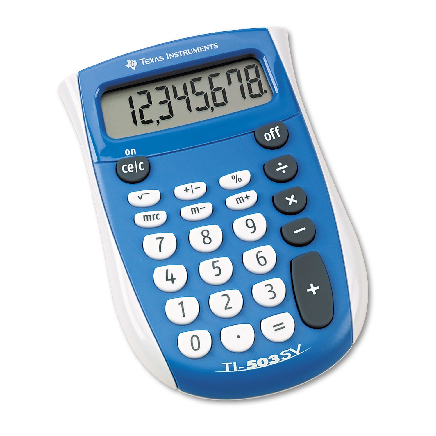 TI-503SV Pocket Calculator, 8-Digit LCD - 