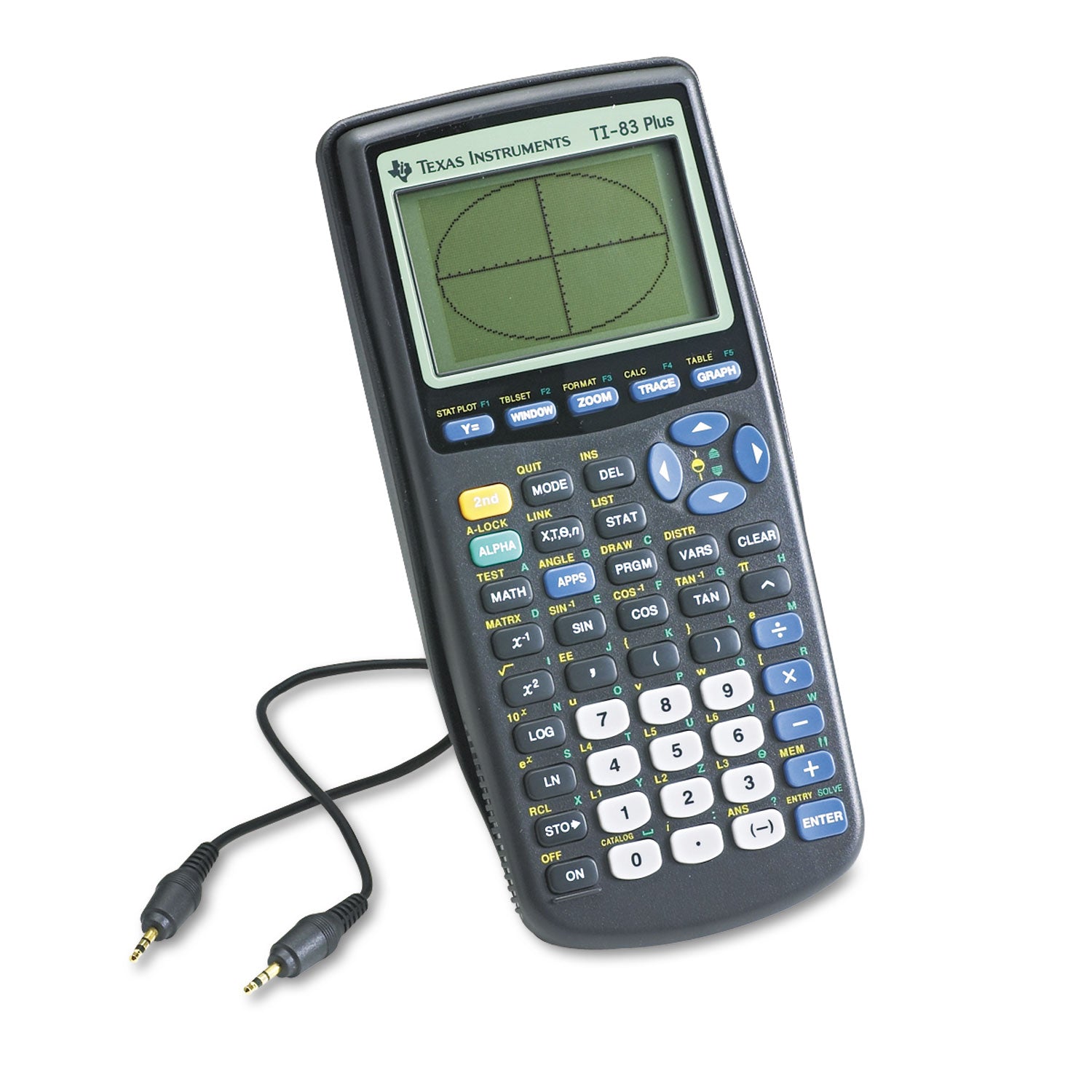 TI-83Plus Programmable Graphing Calculator, 10-Digit LCD - 