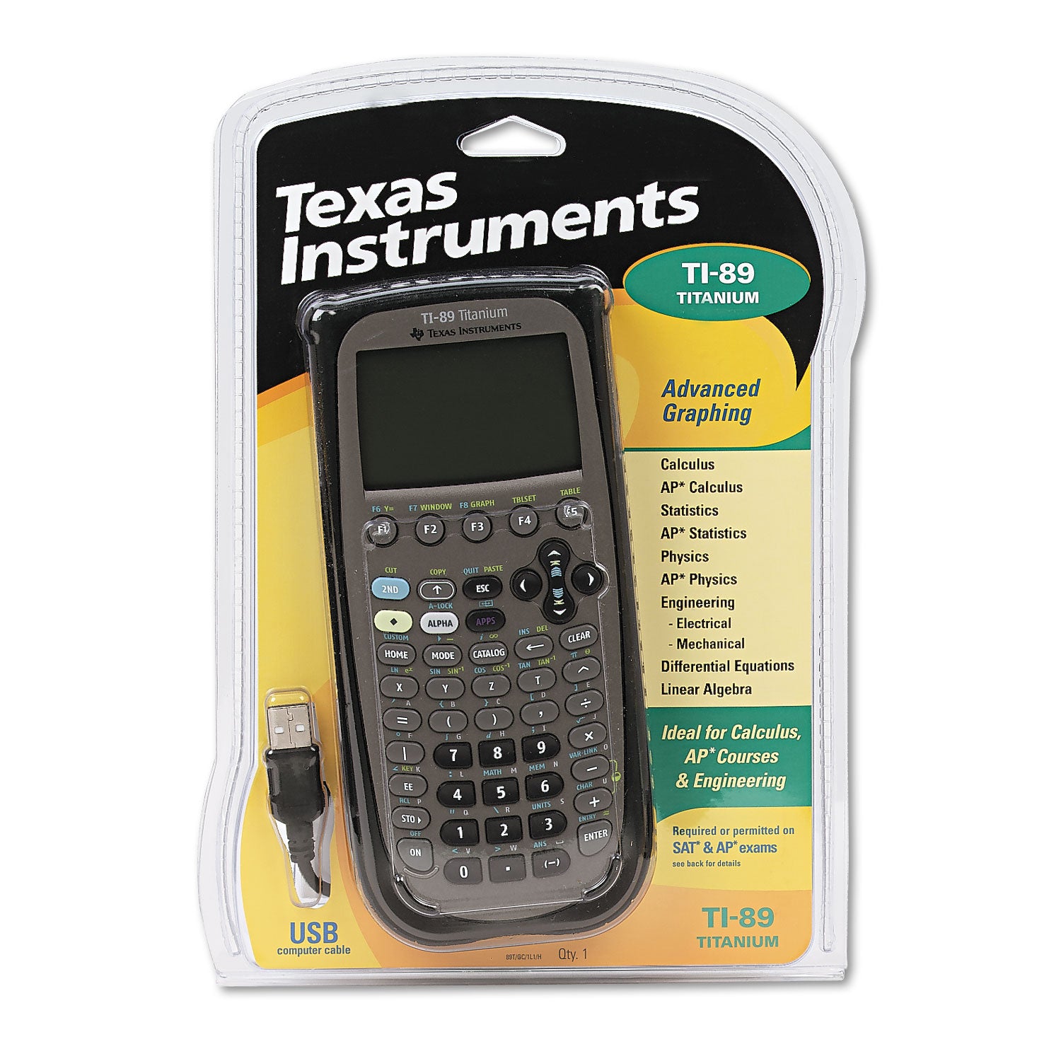 TI-89 Titanium Programmable Graphing Calculator - 