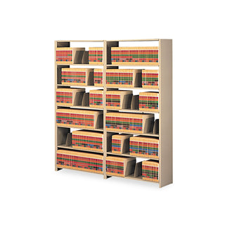 Snap-Together Steel Seven-Shelf Closed Starter Set, 36w x 12d x 88h, Sand