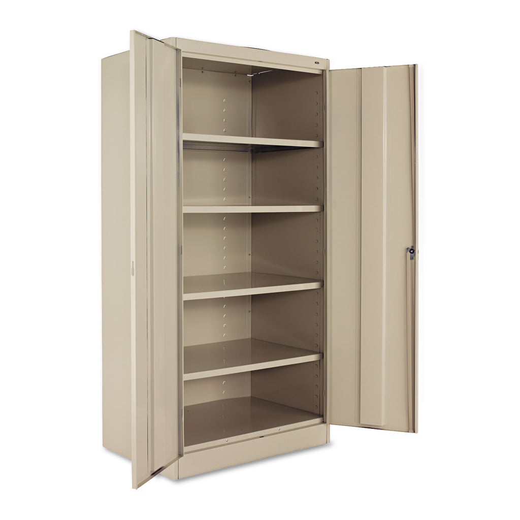 72" High Standard Cabinet (Unassembled), 36w x 24d x 72h, Putty - 