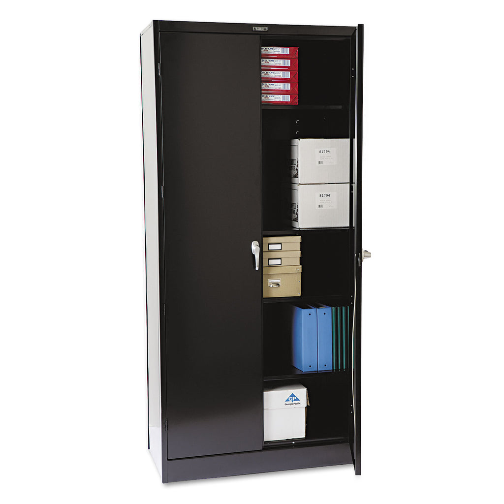 78" High Deluxe Cabinet, 36w x 18d x 78h, Black - 
