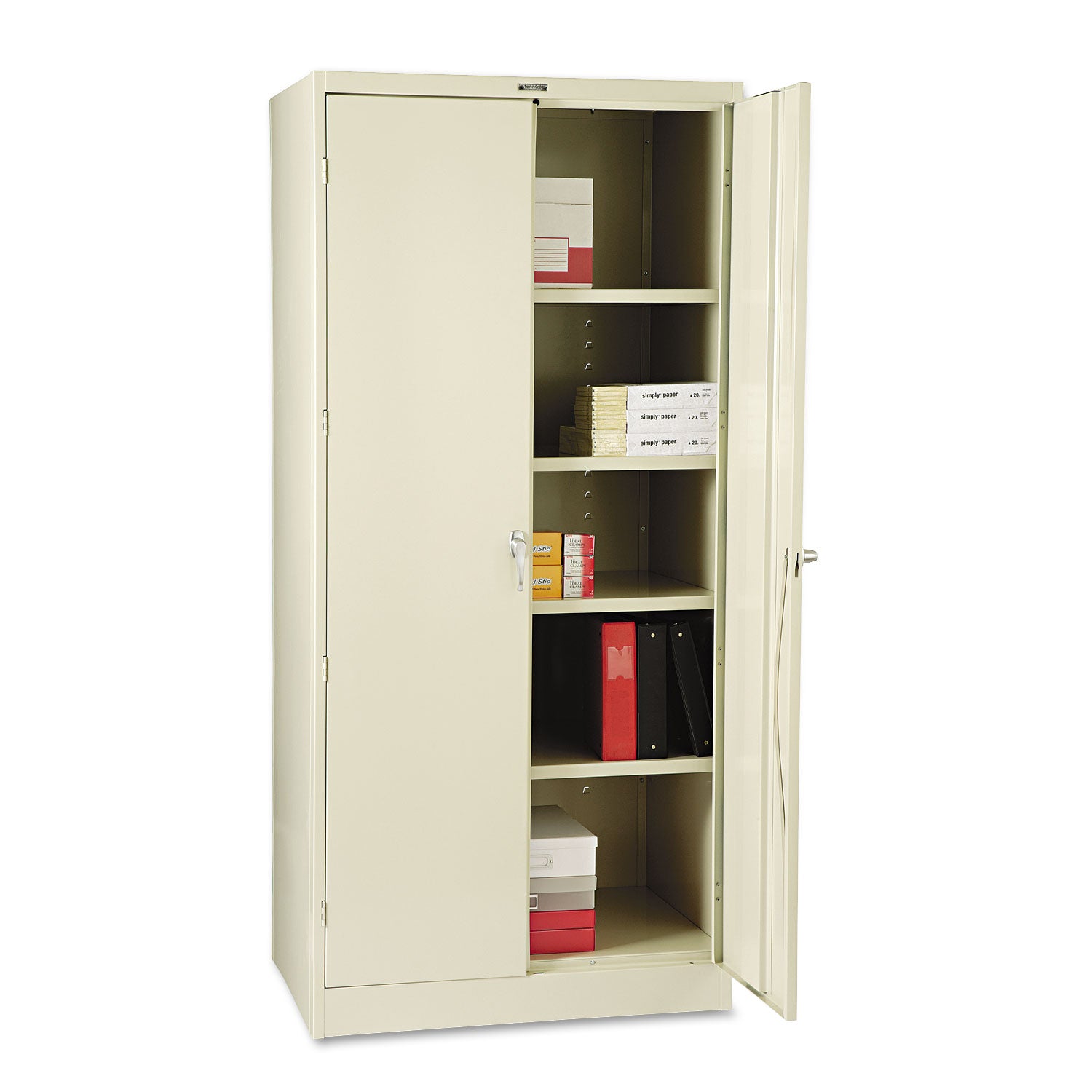 78" High Deluxe Cabinet, 36w x 24d x 78h, Putty - 