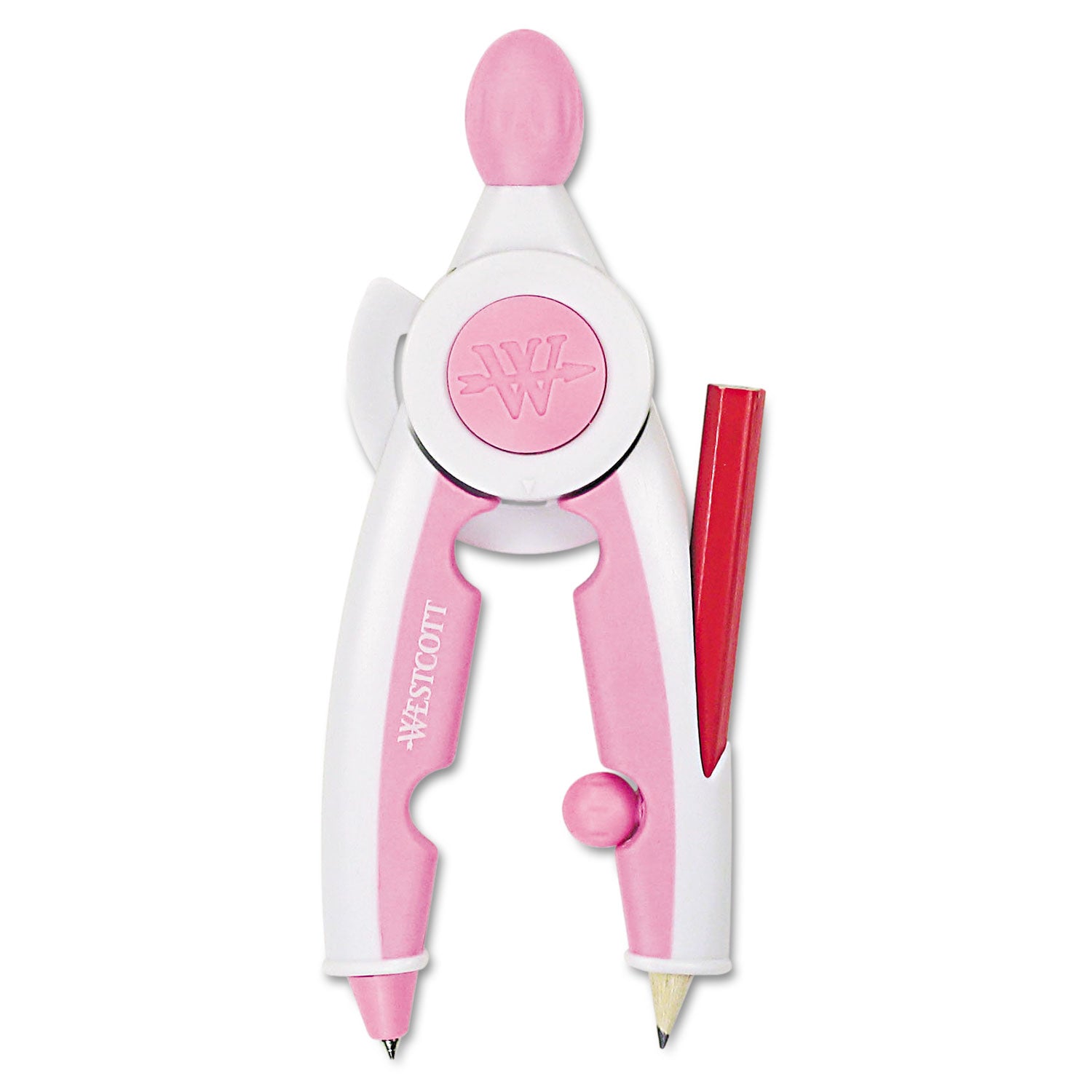 Soft Touch School Compass with Antimicrobial Product Protection, 10", Assorted Colors - 