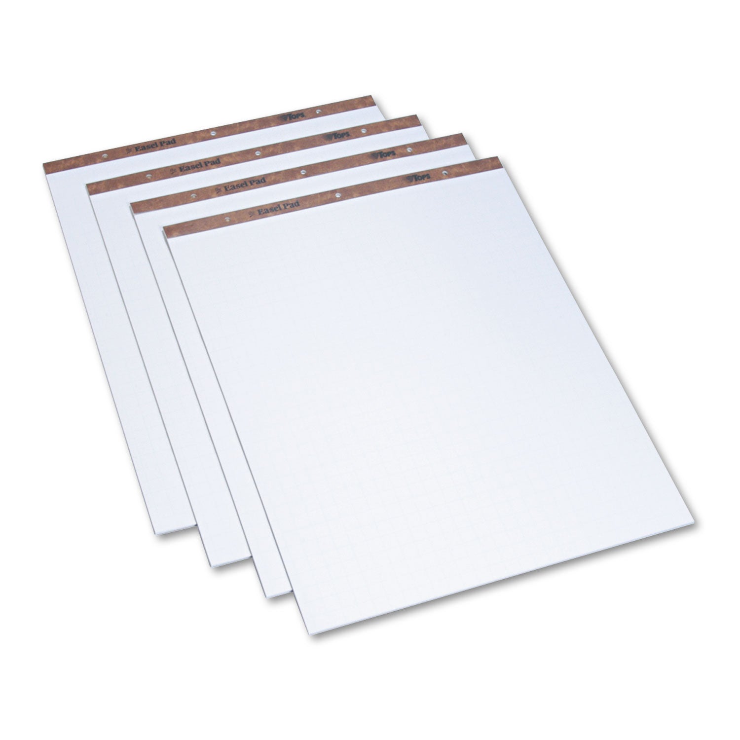 Easel Pads, Quadrille Rule (1 sq/in), 27 x 34, White, 50 Sheets, 4/Carton - 