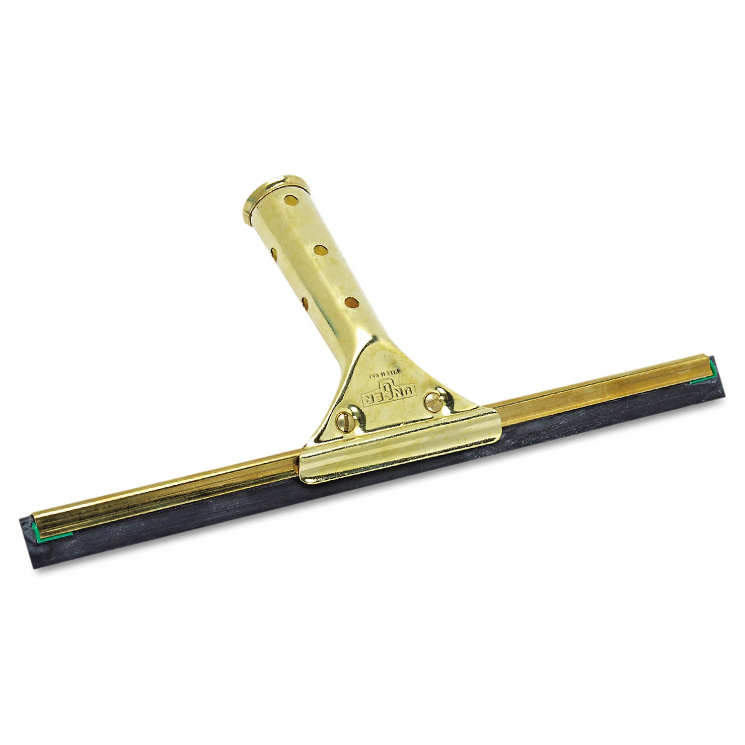 Golden Clip Brass Squeegees, 12" Wide Blade, 4.5" Handle - 