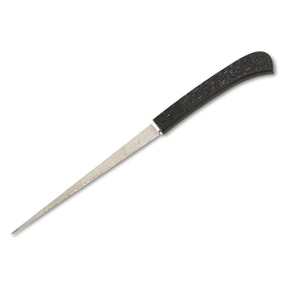 Serrated Blade Hand Letter Opener, 8", Black - 