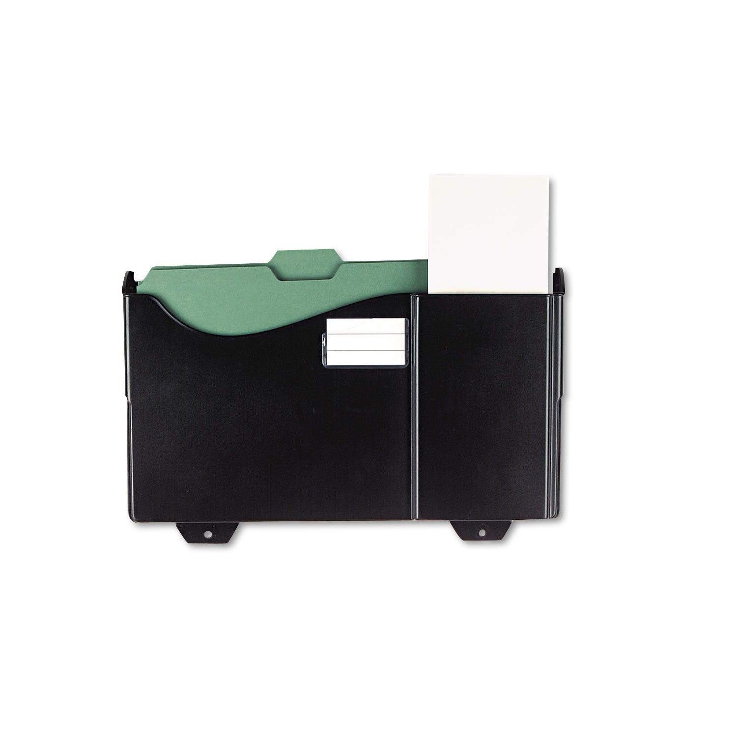 Grande Central Filing System Add-On Pocket, Legal/Letter Size, 15.75" x 3.13" x 9.75", Black - 