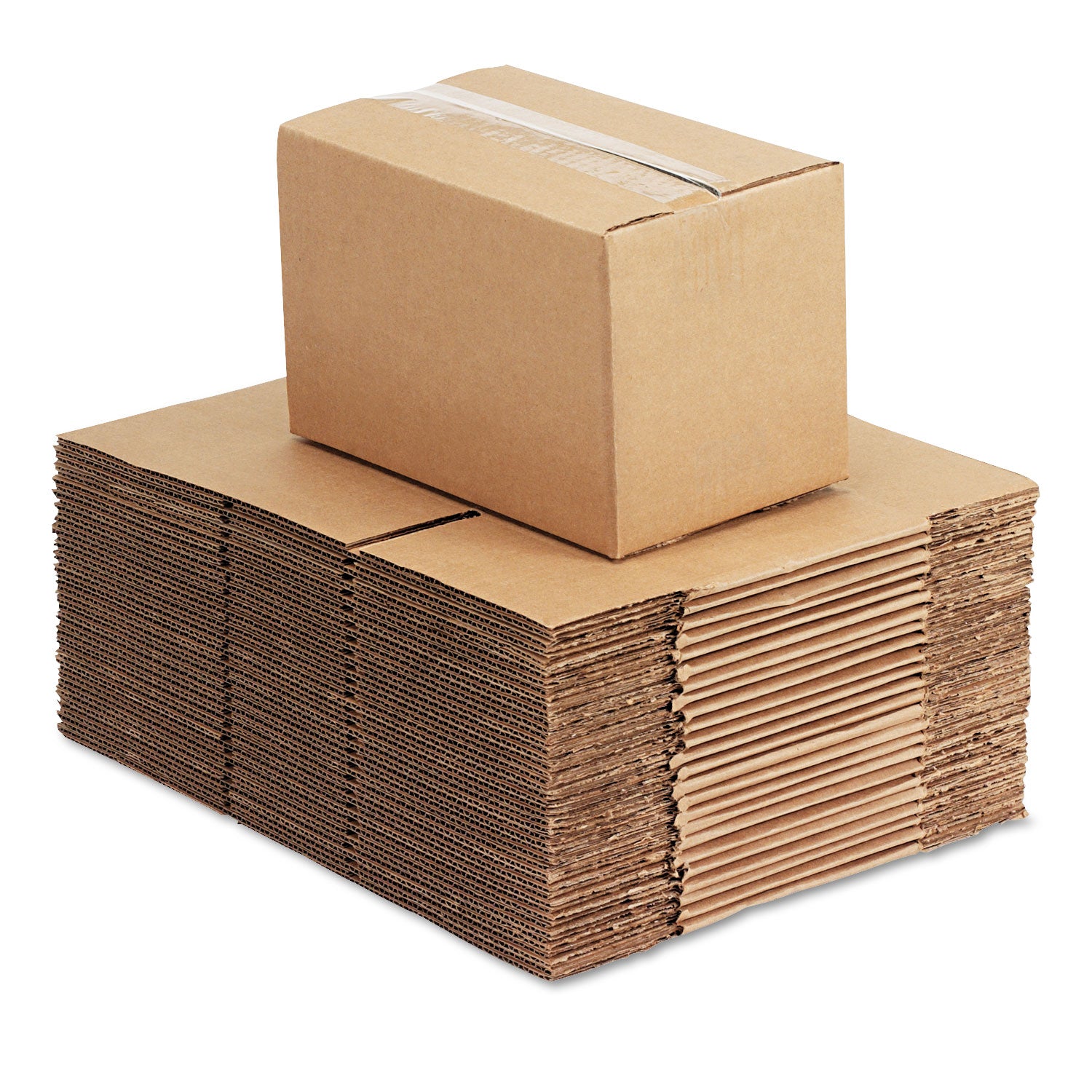 fixed-depth-corrugated-shipping-boxes-regular-slotted-container-rsc-6-x-10-x-6-brown-kraft-25-bundle_unv1066 - 2