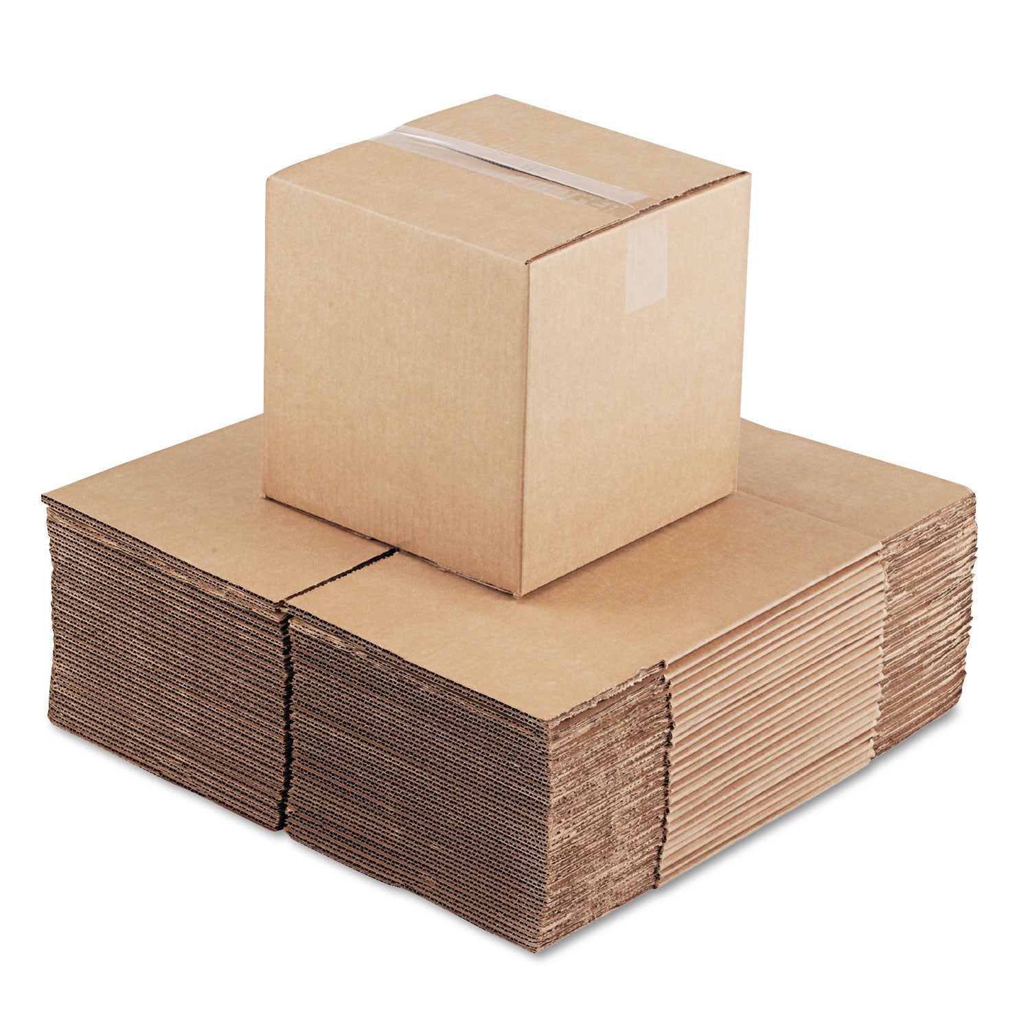 cubed-fixed-depth-corrugated-shipping-boxes-regular-slotted-container-rsc-large-10-x-10-x-10-brown-kraft-25-bundle_unv101010 - 2